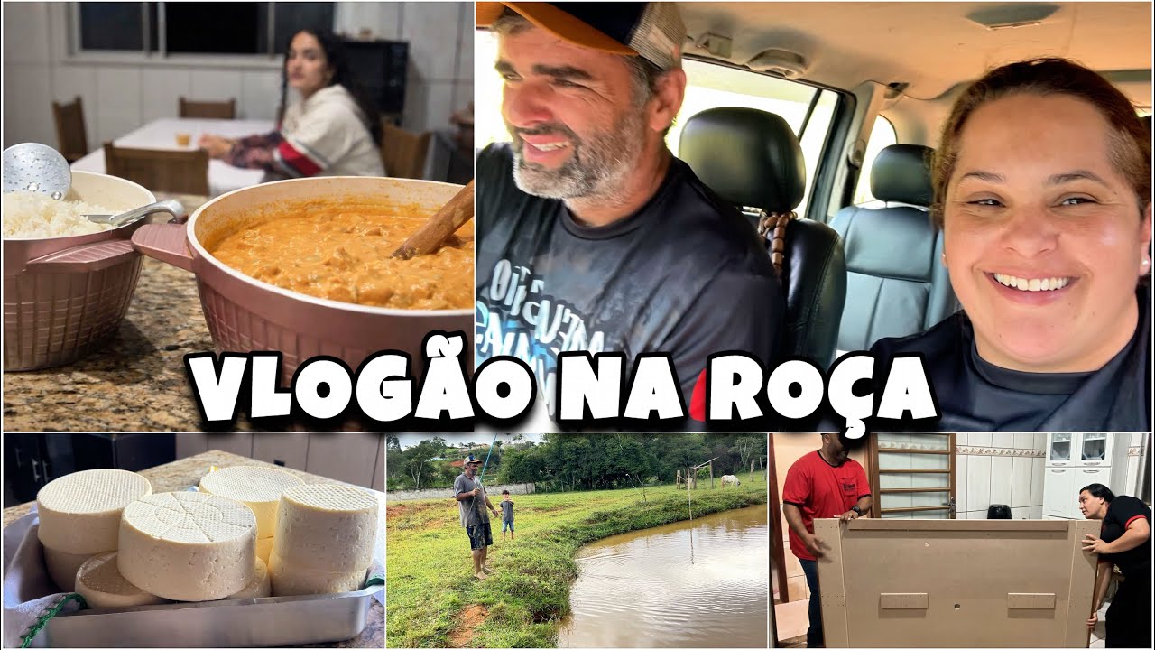 Meu Painel Novo Chegou🎉 + Strogonoff na Janta + Vendendo Queijo na Cidade 🧀