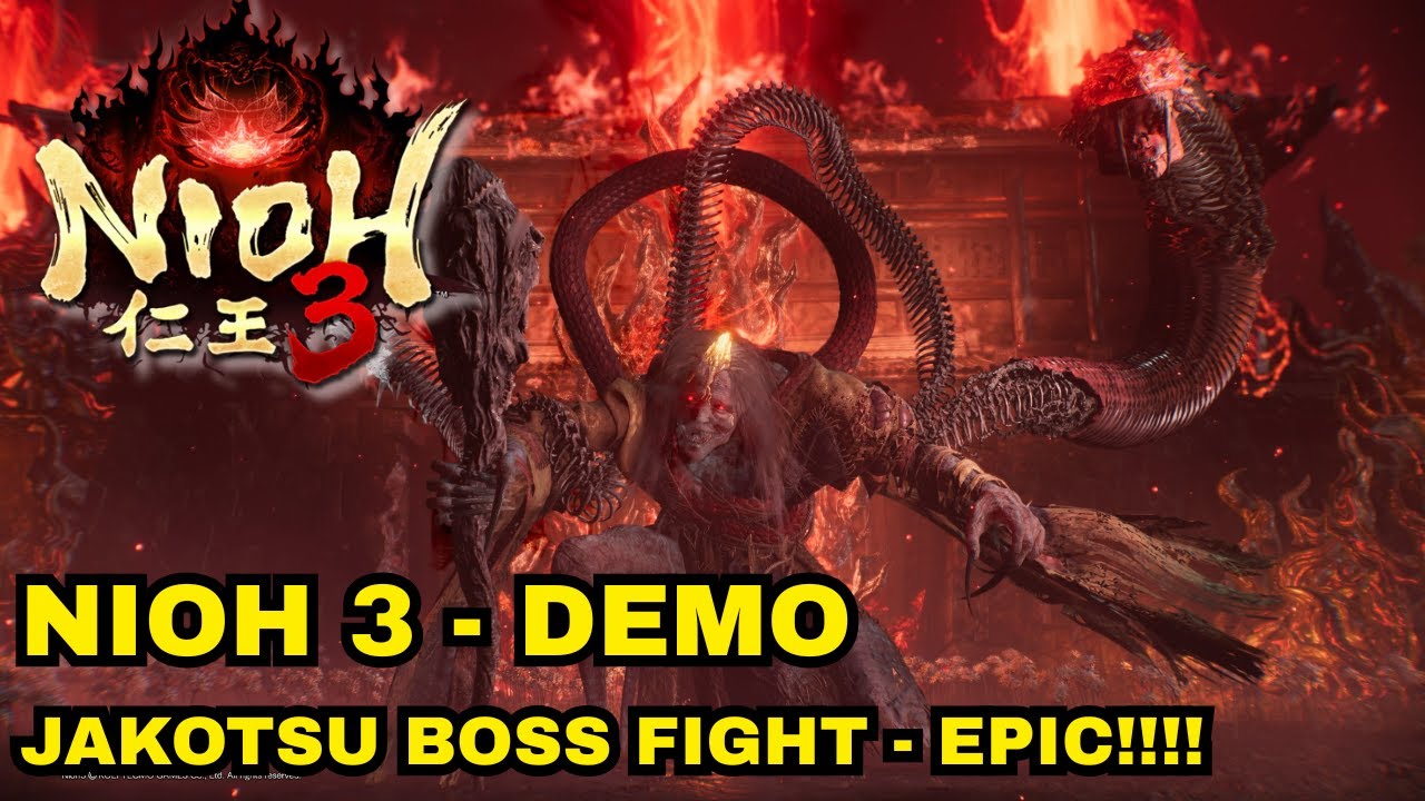 JAKOTSU-BABA - NIOH 3 DEMO | Boss FIGHT EPIC!!!!!!!!