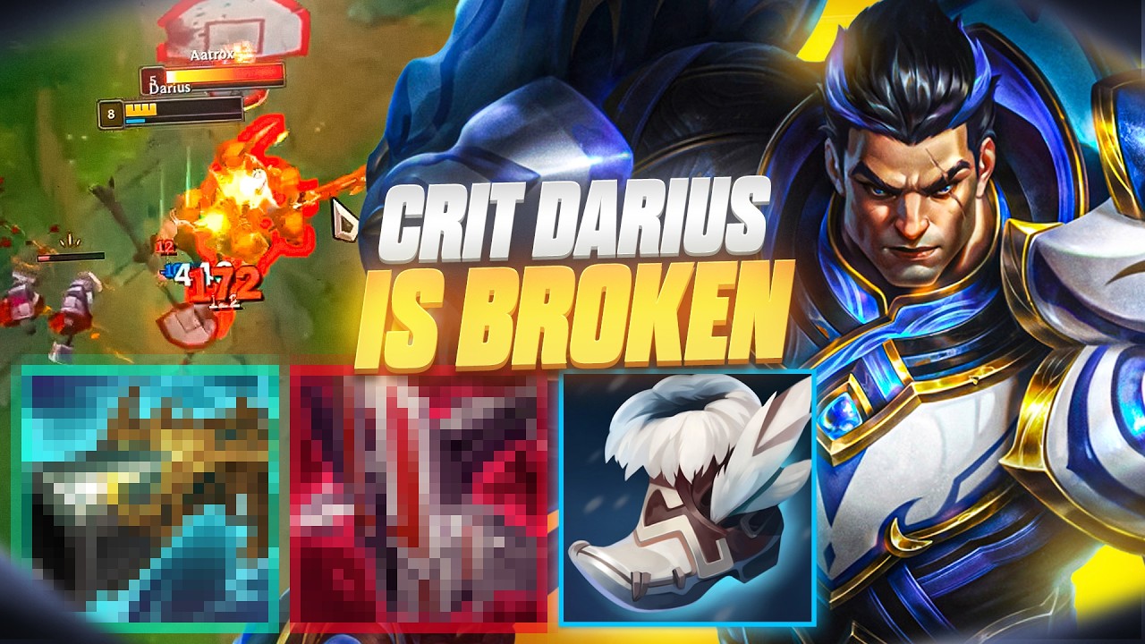 CRIT DARIUS IS BROKEN? VS A 1800LP TOPLANER...