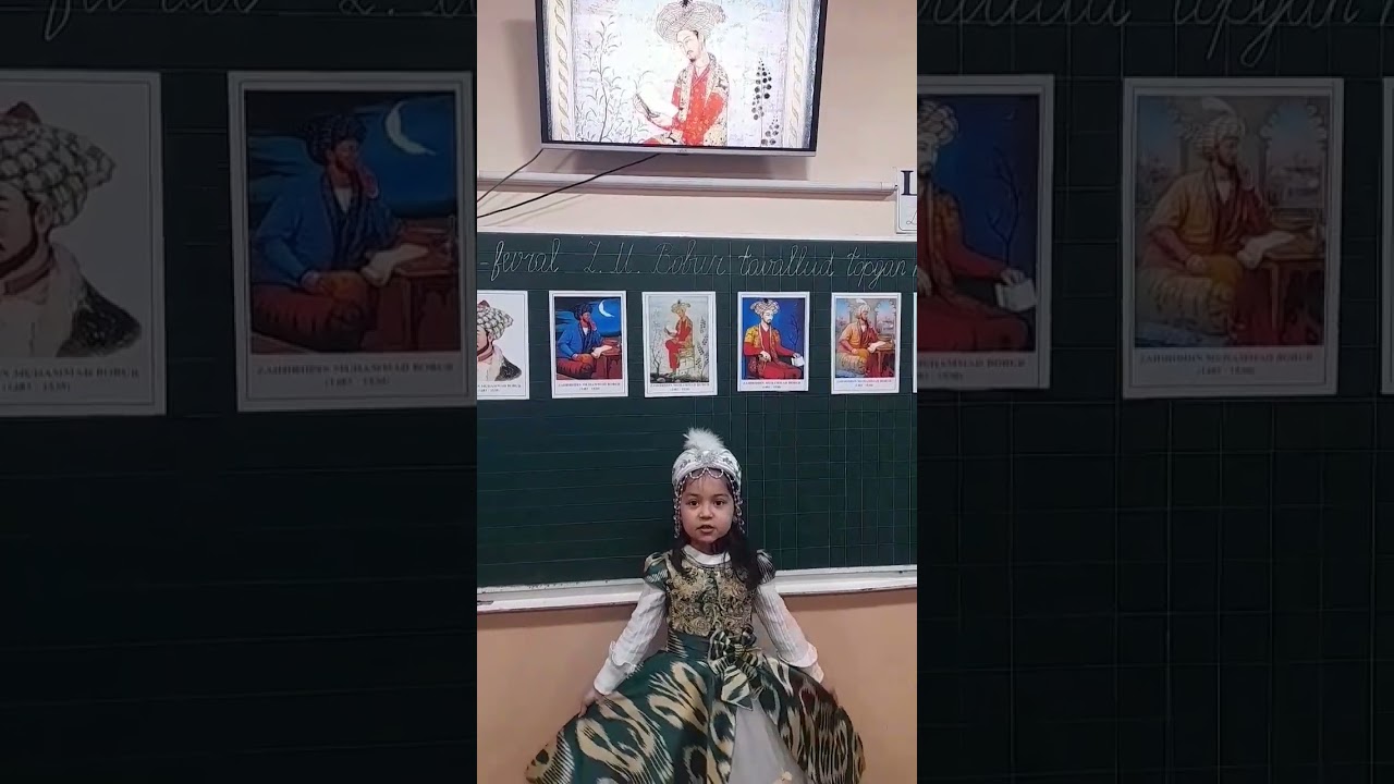 YOD ETMAS EMISH KISHINI...   Z.M. BOBUR    #2023#Guljahon#maktab#g'azal#ruboiy #alhamdulillah