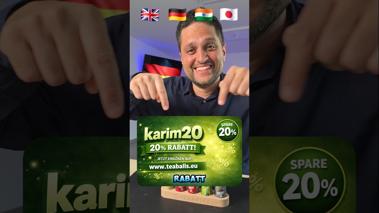 Anzeige| Spare 20% mit dem Code karim20 auf Teaballs.eu #shorts #teaballs @teaballsgmbh7916