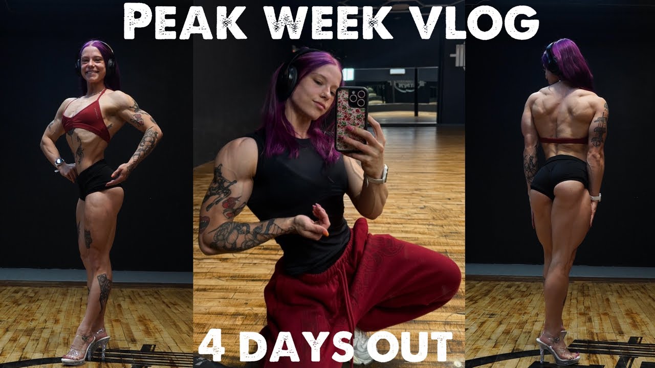 PEAK WEEK VLOG | Push Day + FDOE | 4 Days Out