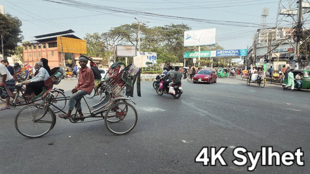 Osmani Medical to Ambarkhana | Sylhet City Walking Tour 🇧🇩 | 4K 60FPS