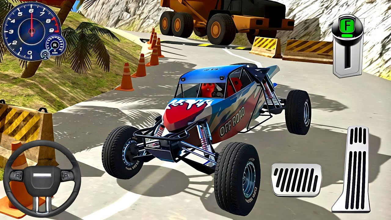 Parking Island Mountain Road Gameplay | Extreme Offroad Buggy Parking on Dangerous Hill Roads