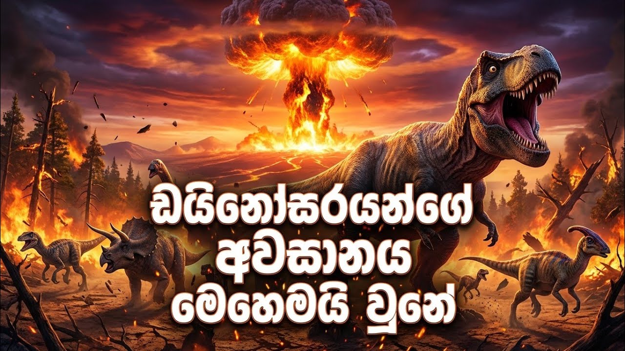 ඩයිනෝසරයෝ එක තත්පරයෙන් අළු වෙලා ගිය දවස | The Asteroid That Killed the Dinosaurs