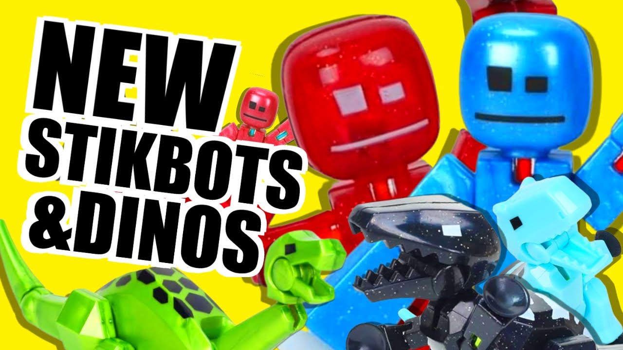 *NEW* Starfrost Blue and Comet Red Stikbots! Plus *NEW* Mega Dinos!