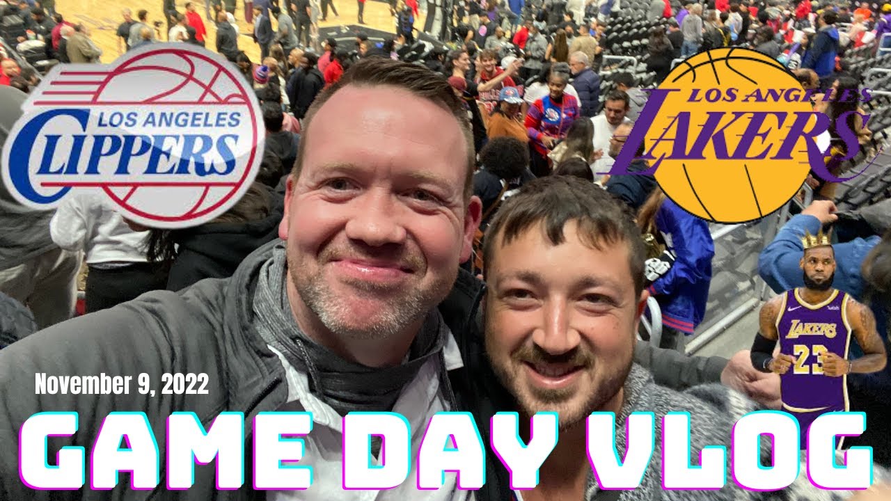 Los Angeles Lakers v. LA Clippers Game Day Vlog | Lebron James Scores 30 Points | (11/9/22)