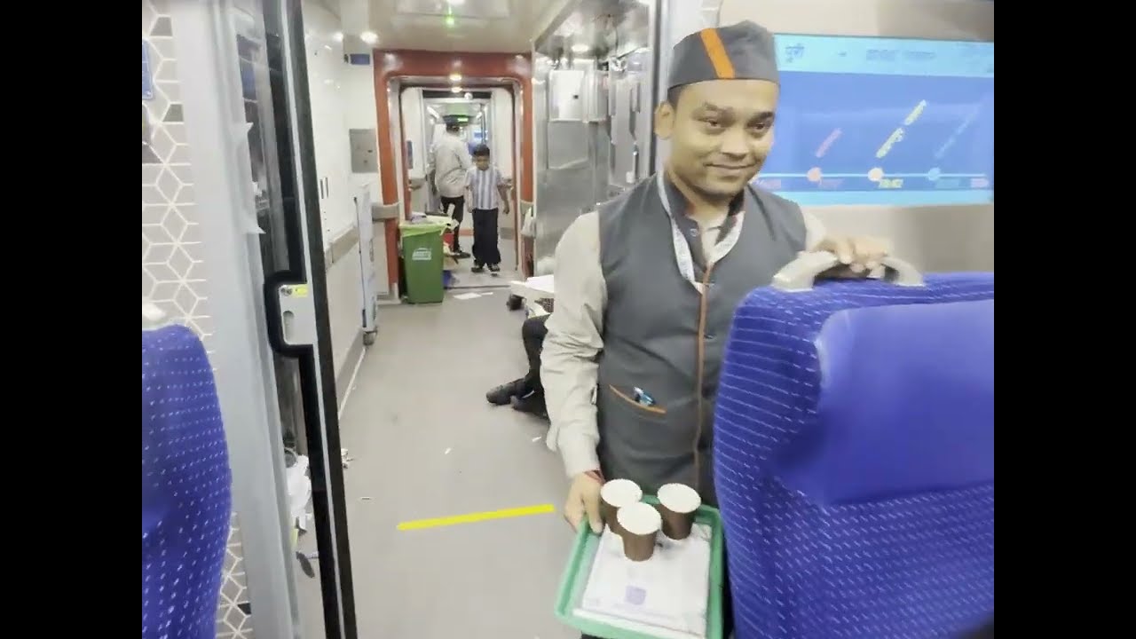 🚄 Vande Bharat Express Experience | Executive Class Comfort & Food Review (BBS–Kolkata)