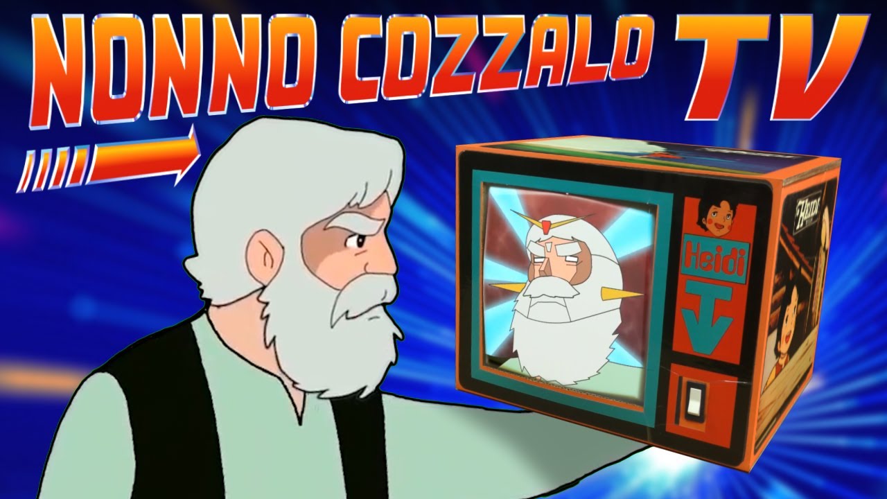 Nonno Cozzalo TV - Il televisore anni '70 con Nonno Cozzalo dentro!