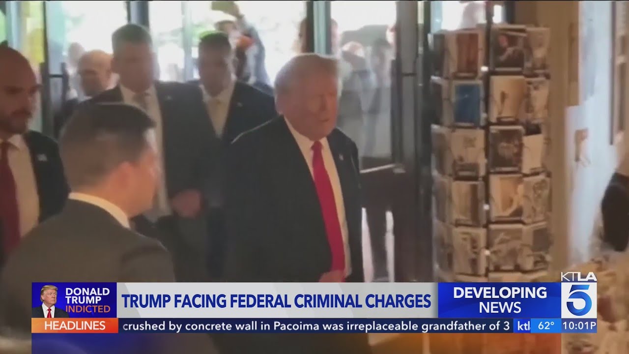 Former President Trump facing federal criminal charges