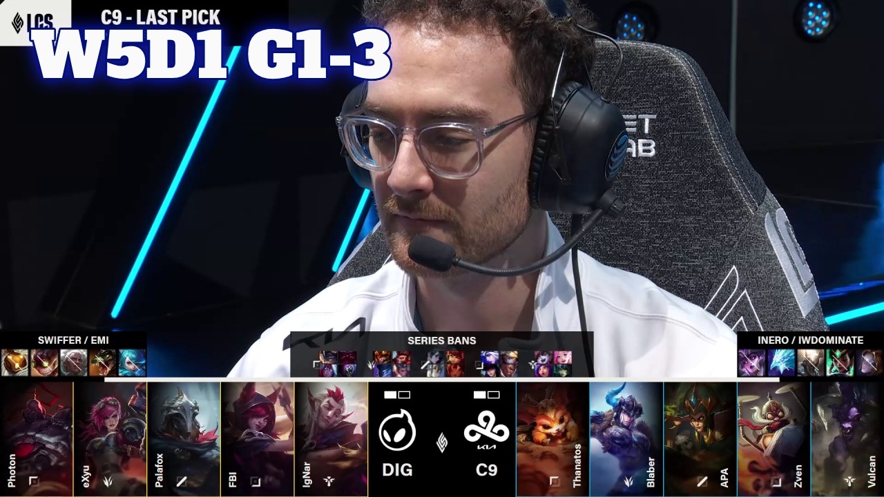 DIG vs C9 - Game 3 | Week 5 Day 1 S16 LCS Spring 2026 | Dignitas vs Cloud 9 G3 W5D1 Full Game