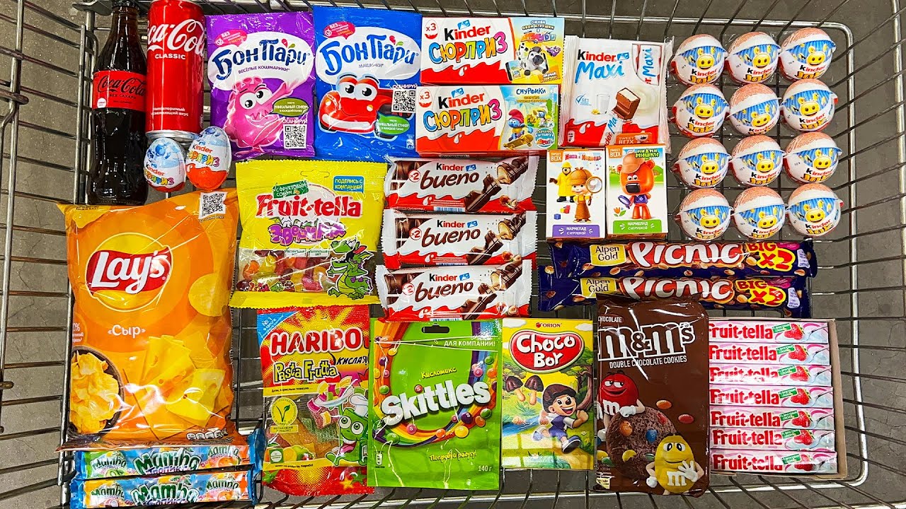ASMR NEW Russian A Lot of Candy and Sweets 2022 / ASMR Soothing and Relaxing Video for the Soul