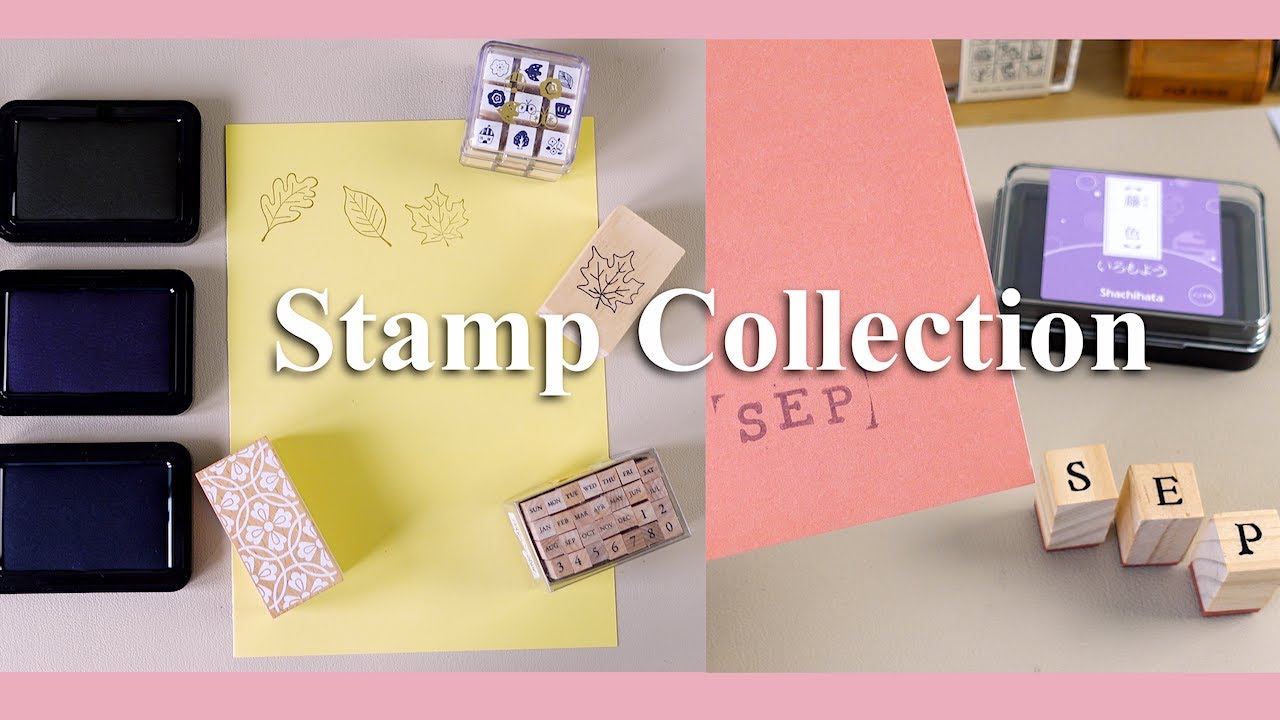 Introducing My Stamp collection - Wooden & Clear Stamps | ASMR | w/ subs
