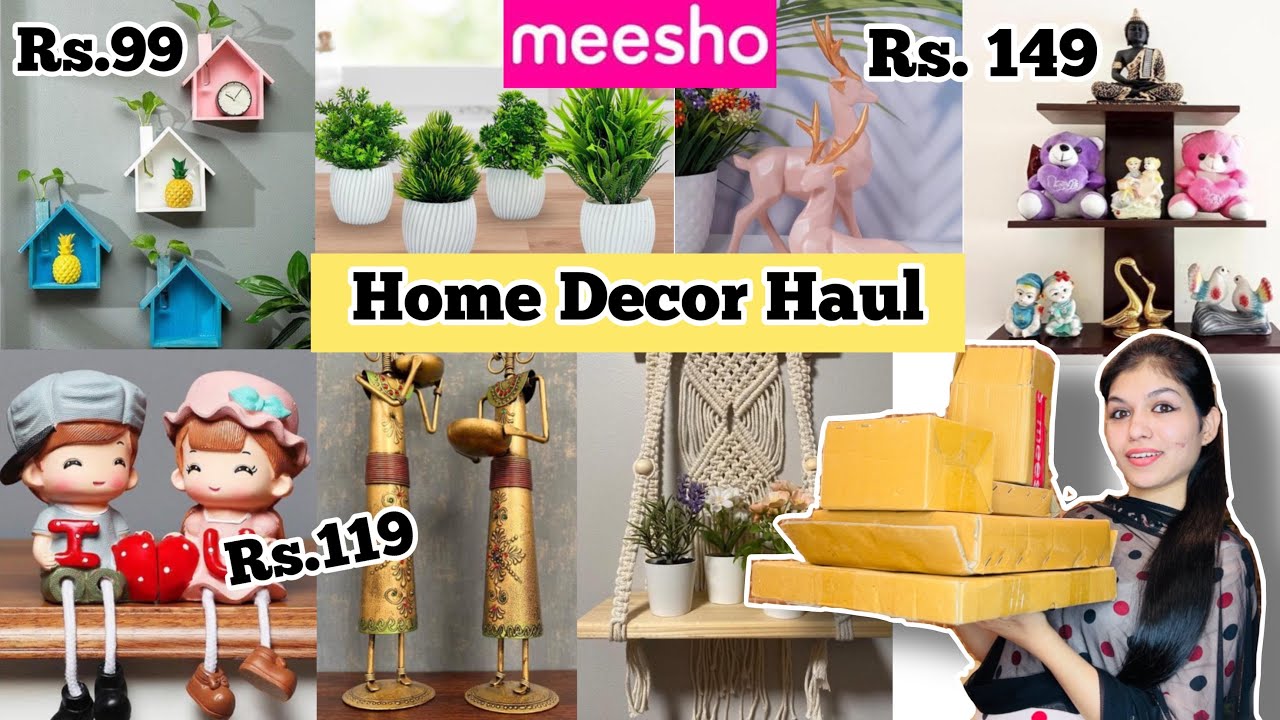 Meesho Cheapest Decor Haul || Omg 😱 itna Saste item Start Rs.99 || Home Decor