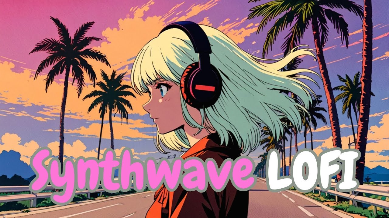 🌆 Synthwave Serenity 🌌 | 1 Hour of Nostalgic Lofi Beats for a Chill Mood 🌠🚗