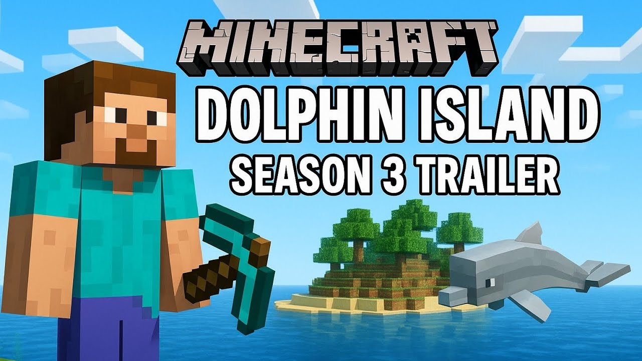 Minecraft dolphin island season 3 trailer