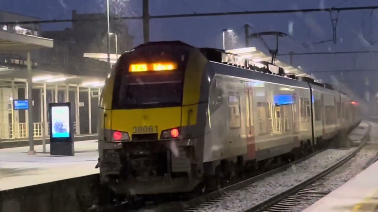 Quelques trains à Jette ❄️