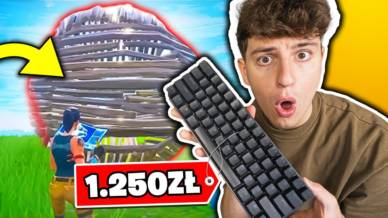 Testuję NAJSZYBSZĄ KLAWIATURĘ w Fortnite