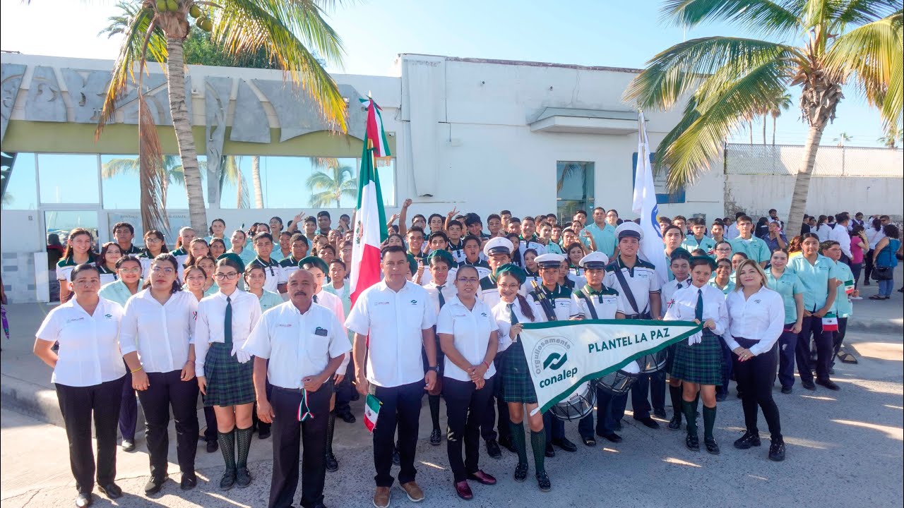 Conalep plantel 019 La Paz - Desfile 16 de septiembre de 2023