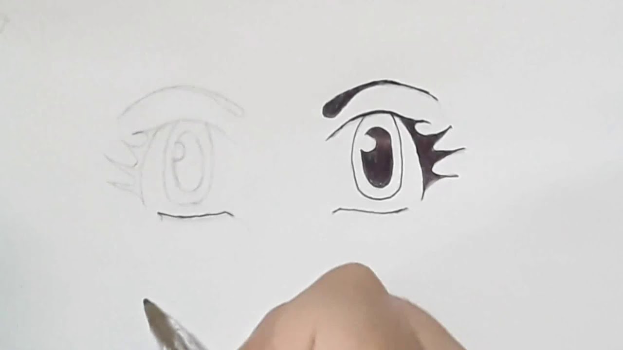 Como desenhar Olhos de Anime? Para iniciantes | J&aacute; Desenhices