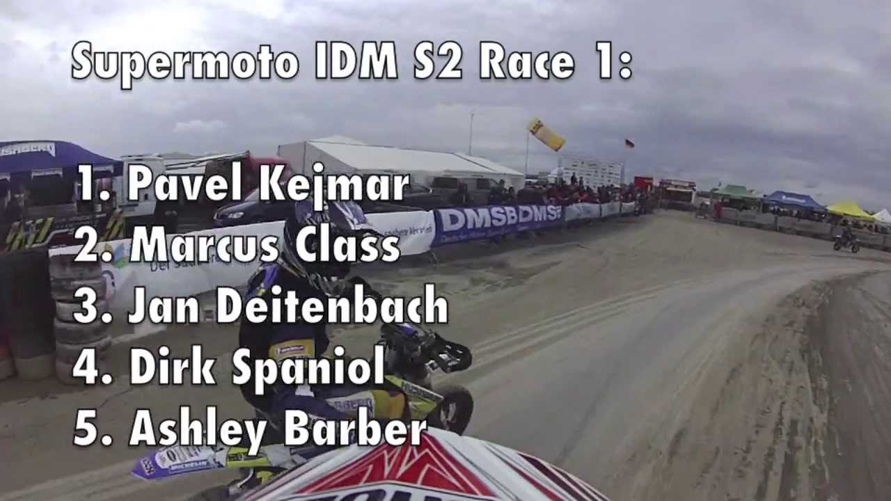 Supermoto IDM S2 Round 4 Alkersleben Jan Deitenbach