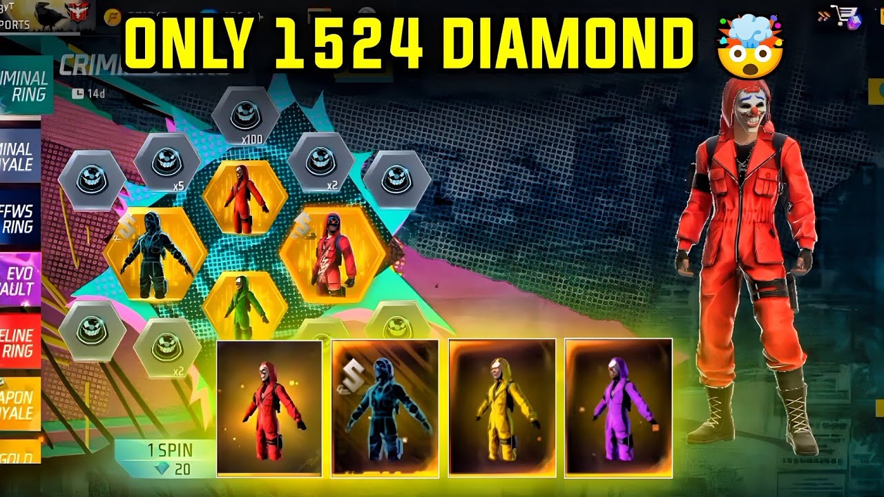 New Criminal Ring Event Free Fire | Free Fire New Event | Ff New Event | Ff New Event Today