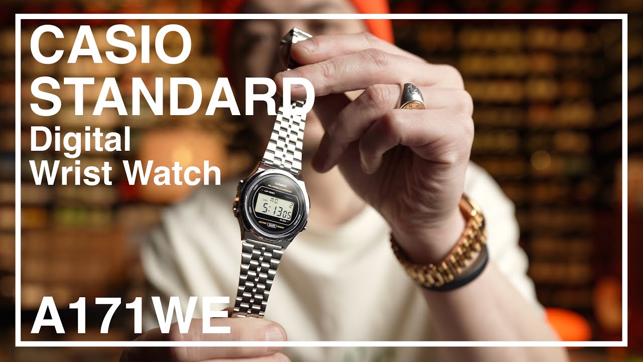 【傑作チープカシオ】日本未発売の秀逸デザイン　CASIO a171we デジタル腕時計