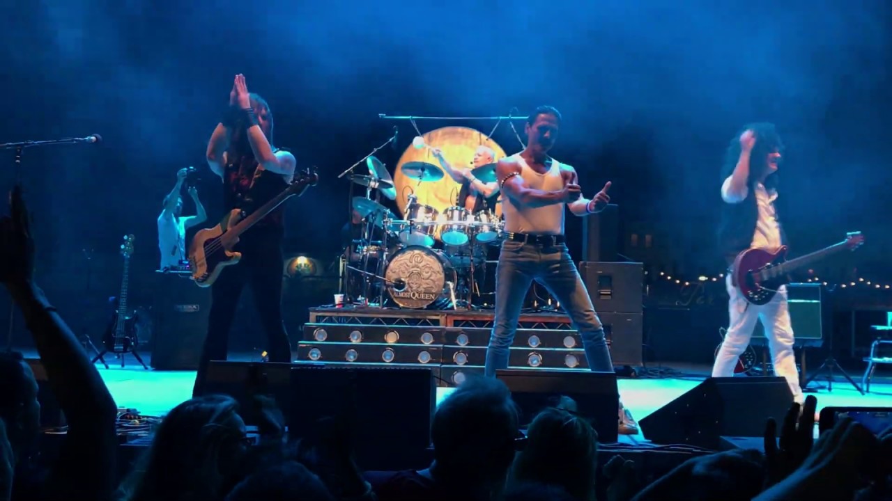 Almost Queen , Bohemian Rhapsody, and We will rock you