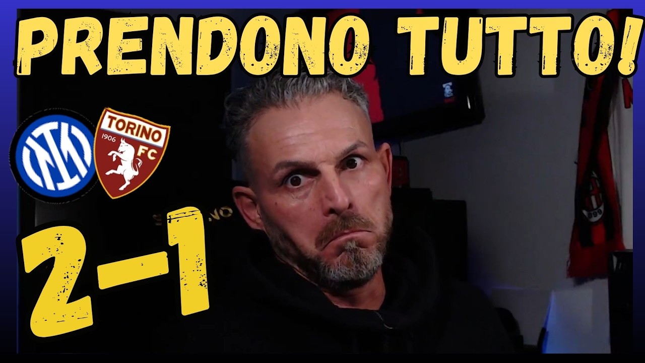 😱NON SI FERMANO PIU'!!🏆INTER-TORINO 2-1👉CONTINUANO A VINCERE👀VOGLIONO TUTTO