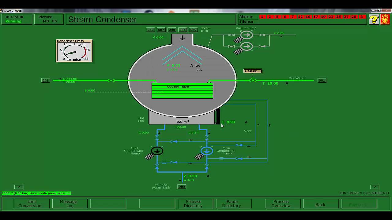 Konsberg norcontrol Symulator siłowni okrętowej część 3