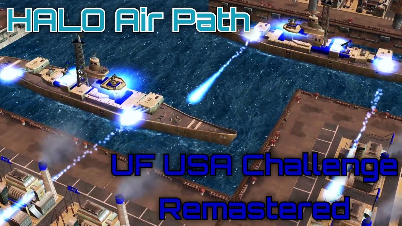 United Factions USA Challenge Remastered as HALO Air Path - C&C Generals Zero Hour
