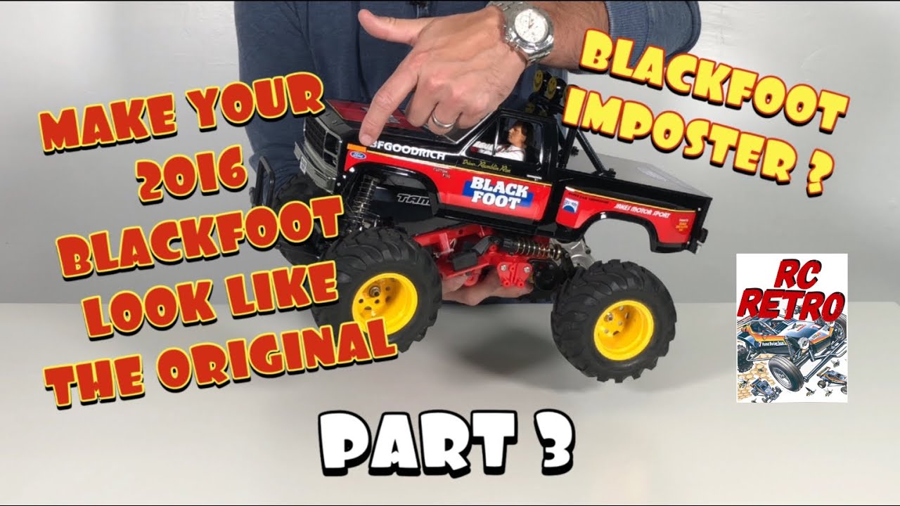 e86: PART 3 VINTAGE TAMIYA BLACKFOOT IMPOSTER (HOW TO MAKE YOUR BLACKFOOT LOOK LIKE THE ORIGINAL)
