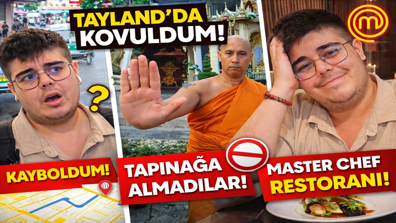 Tayland Sokaklarında Kayboldum! Üstüne Bir de Kovuldum 😱
