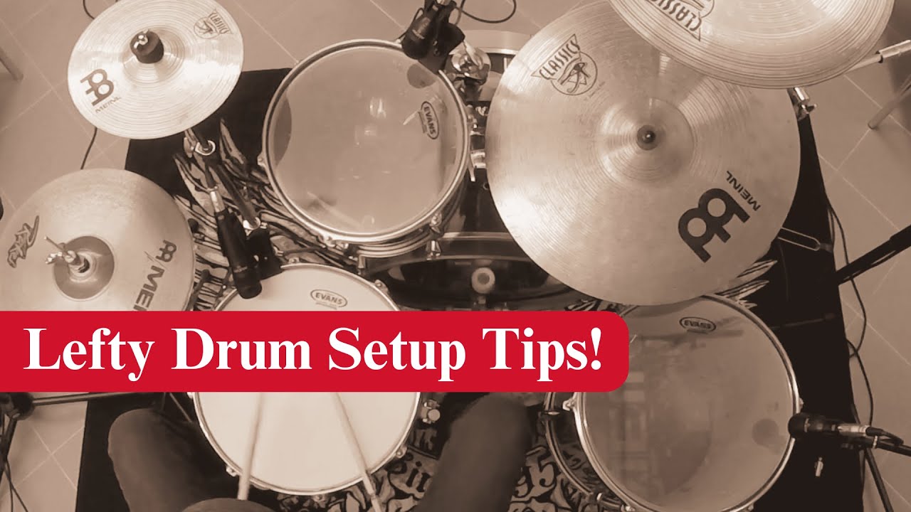 How to Set Up a Left-Handed Drum Kit