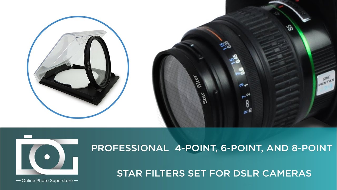 STAR FILTER TUTORIAL | How to Use a Star Filter Lens Set for DSLR Cameras
