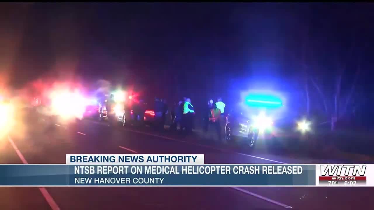 NTSB: Medical helicopter crashed after pilot lost night vision goggles
