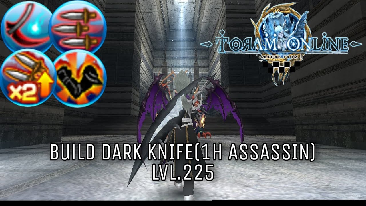 Build Dark Knife(1H Assassin) lvl.225 - Toram Online