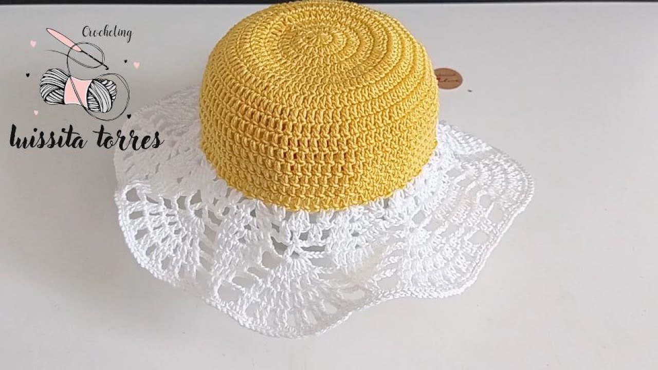 ¡Teje este Bello Modelo de Sombrero a Crochet Paso a Paso! Patrón de tejido Fácil y Rapido de Tejer👌