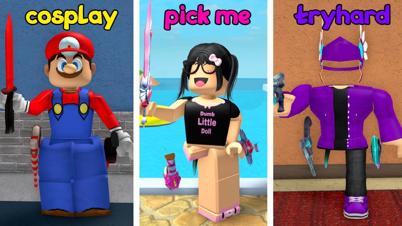 Everytime I DIE in MM2, I CHANGE my AVATAR STYLE!