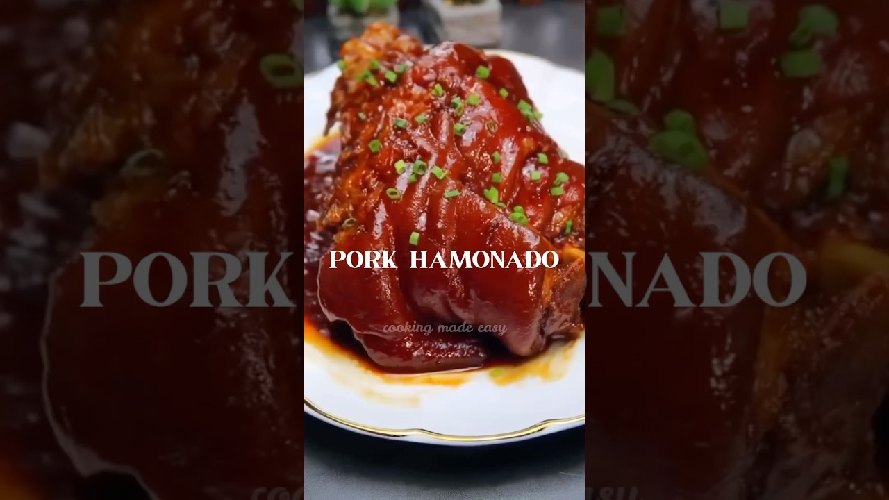 Pork Hamonado or Honey Pork Knuckles  #food #cooking #recipe #filipinorecipe #porkdish #filipinofood
