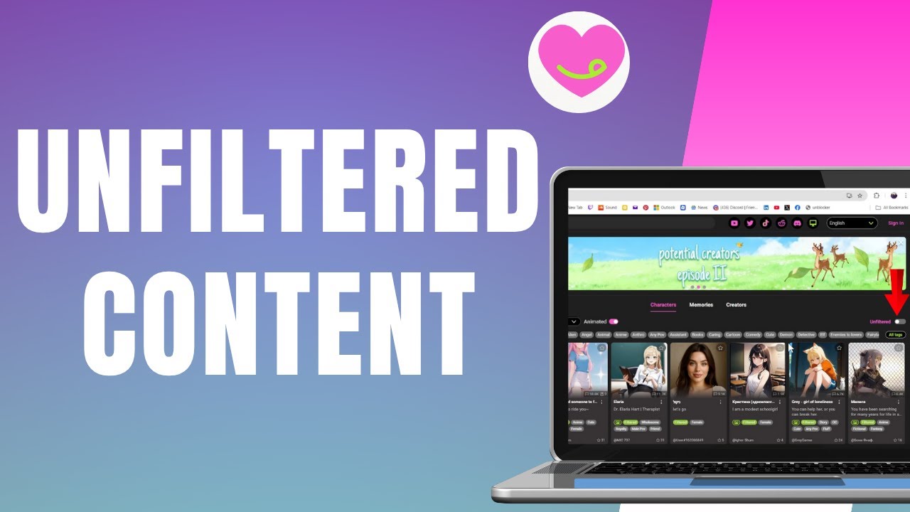 How To Enable Unfiltered NSFW Content On CrushOn.AI - Quick Gide 2025
