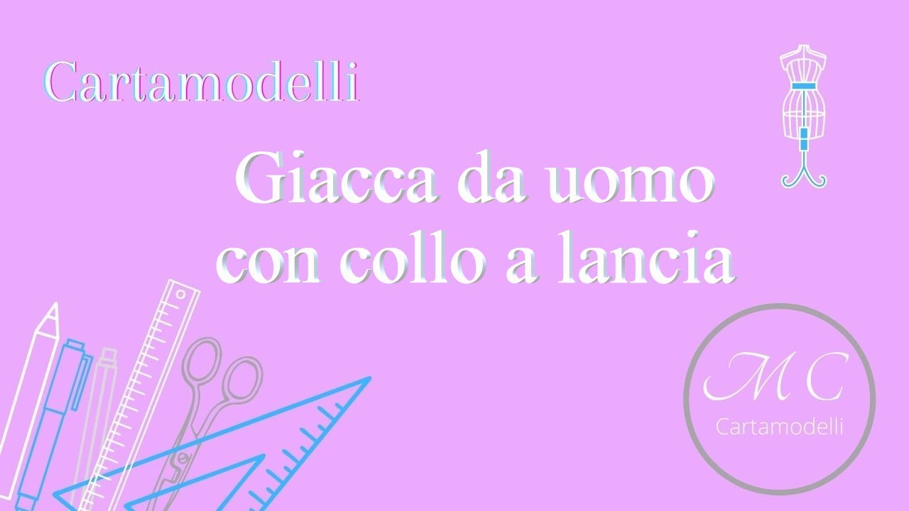Giacca da uomo collo a lancia