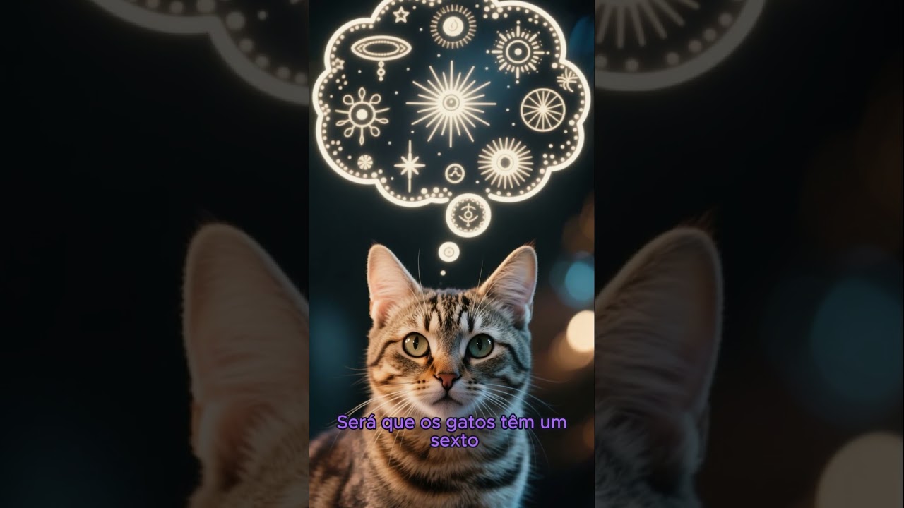 GATOS SENTEM O INVISÍVEL? 🐱👁️ 