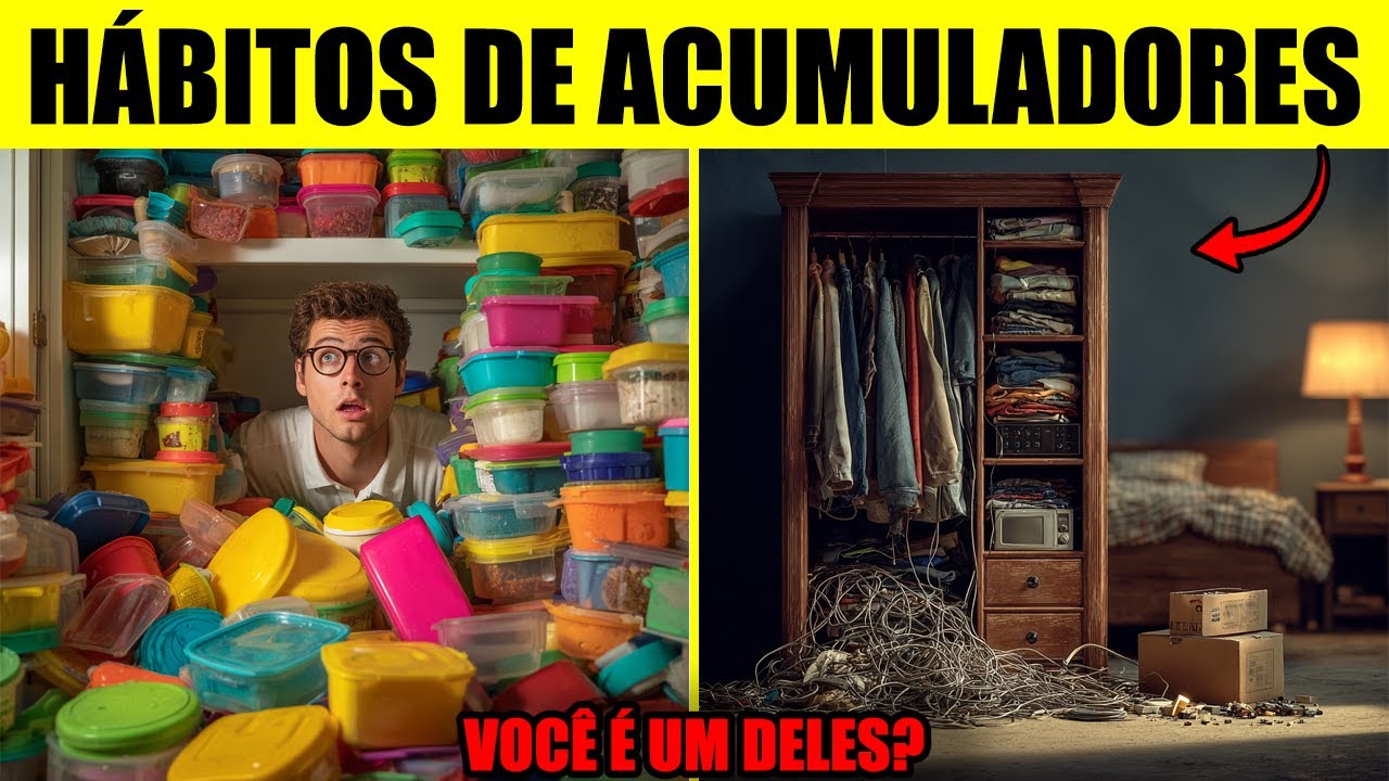 12 HÁBITOS que PROVAM que você é ACUMULADOR! (corrija isso agora) - Minimalismo