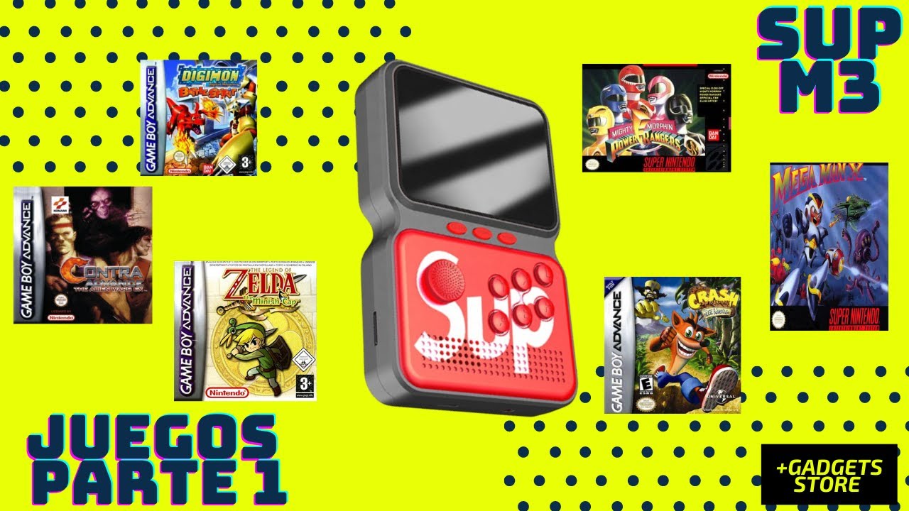CONSOLA RETRO SUP M3/JUEGOS PARTE 1