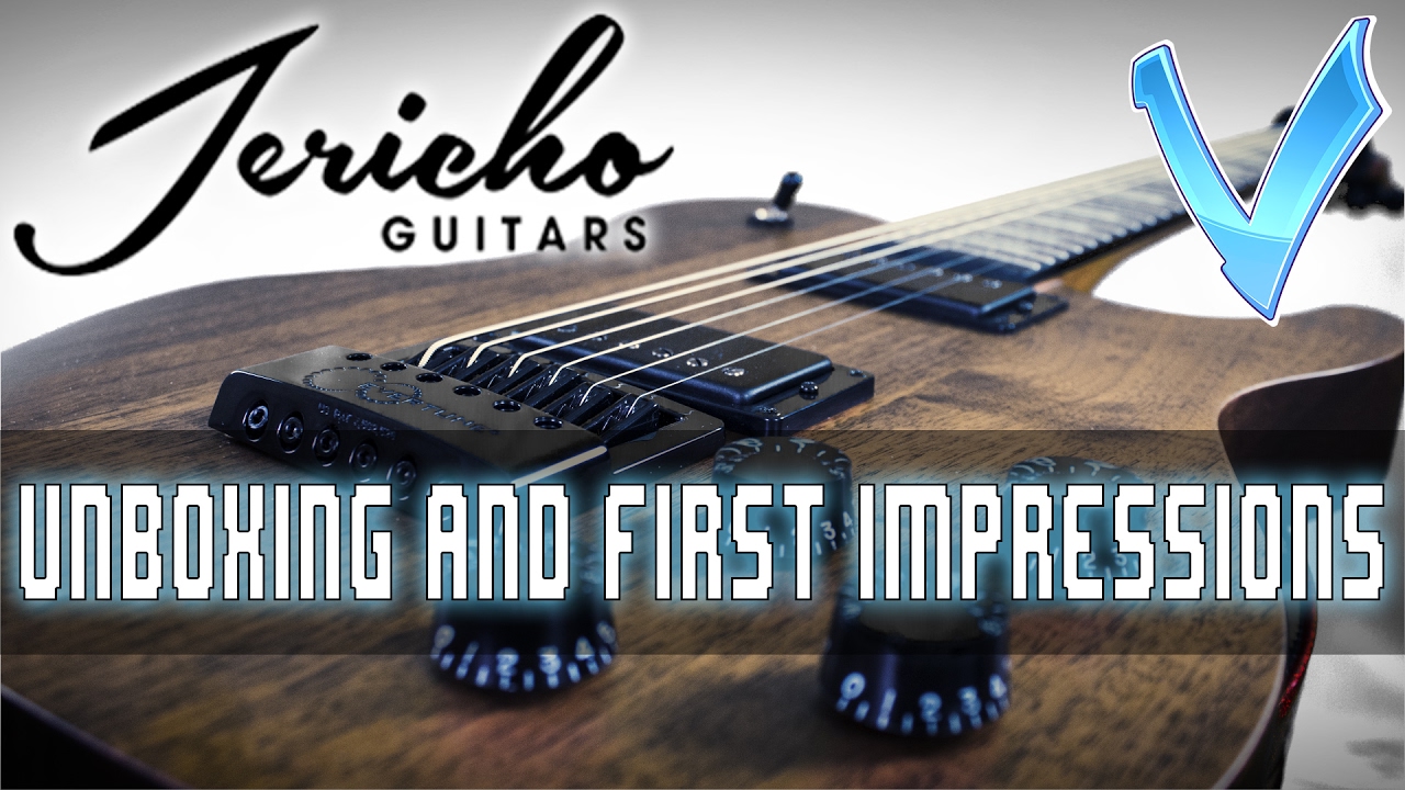 Jericho Guitars Fusion Walnut Evertune - Unboxing and First Impressions