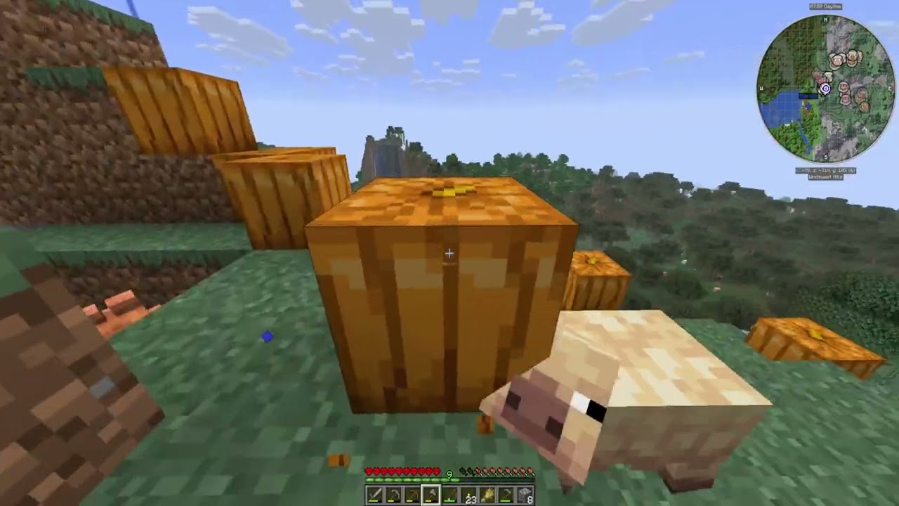 Хардкорный Minecraft, день 2 – Мы чуть не потеряли мир, но поймали зомби-жителя!