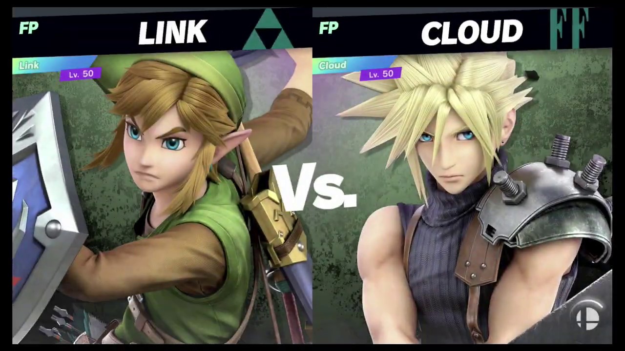 Super Smash Bros Ultimate Amiibo Fights – Request #12201 Link vs Cloud