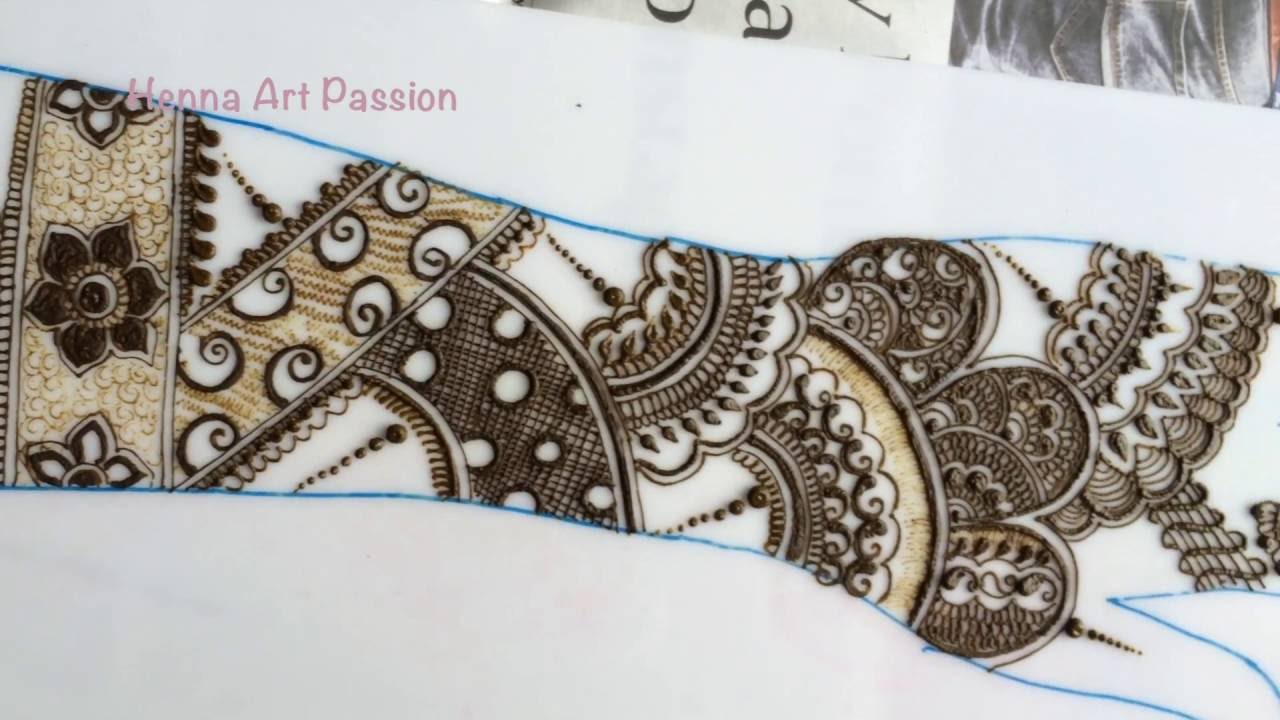 embellishment 12 : basic complimentary embellishment henna design for beginner