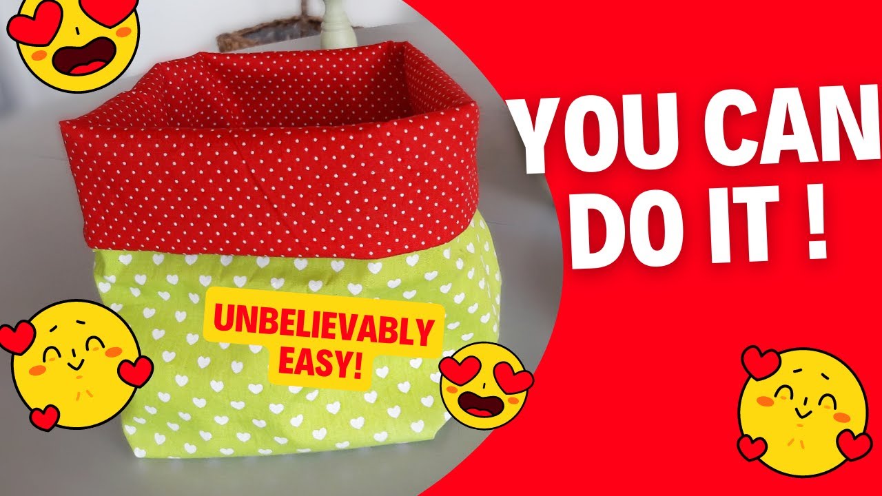 utensil holder | quick and easy for beginners | sewing without a pattern | DIY |